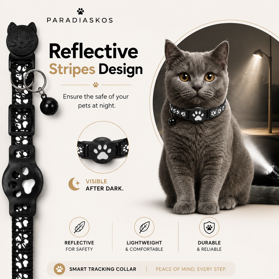PARADIASKOS TRACE™ — Smart Pet Tracking Collar