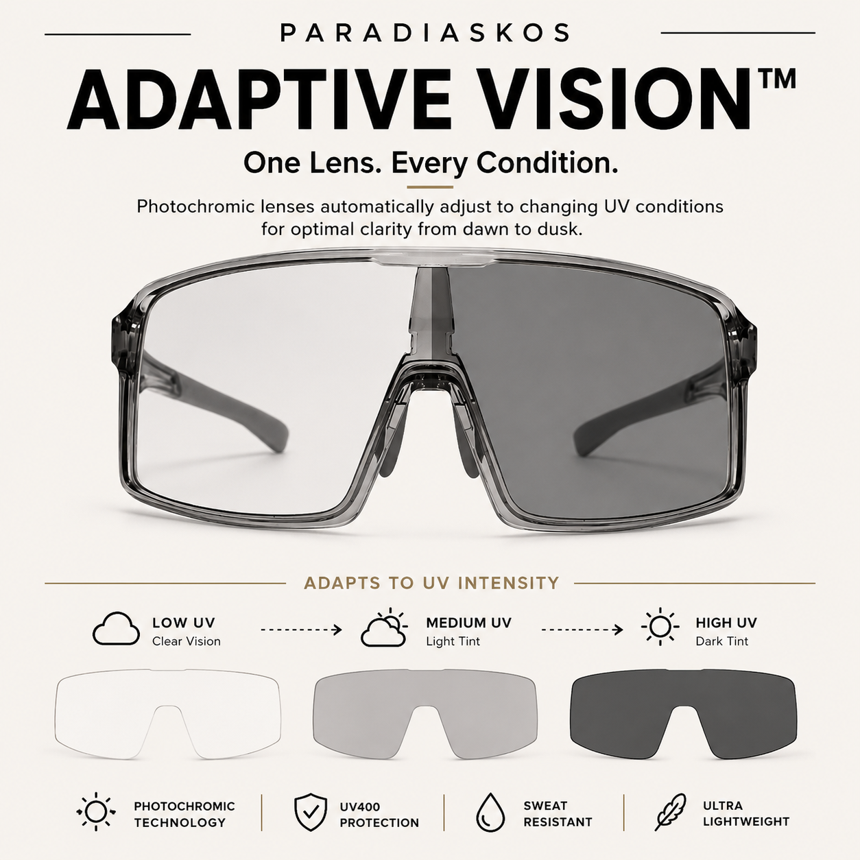 Paradiaskos Atlas™ Outdoor Performance Glasses